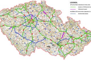 Dálnice budoucnosti spojí krajská města. Plán dostal zelenou - Novinky
